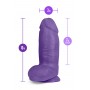 AU NATUREL BOLD CHUB 10" DILDO PURPLE