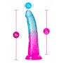 B YOURS BEAUTIFUL SKY 7 INCH DILDO SUNSET