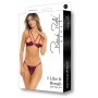 I LIKE IT ROUGH 2PC BRA SET BURGUNDY, M/L