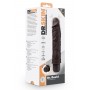 DR. SKIN SILICONE DR. DAVID 8 INCH VIBRATING DILDO BROWN