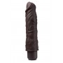 DR. SKIN SILICONE DR. DAVID 8 INCH VIBRATING DILDO BROWN