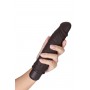 DR. SKIN SILICONE DR. DAVID 8 INCH VIBRATING DILDO BROWN