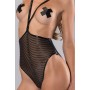 GP PRINTED DATEX CUPLESS BODY WITH STRIPED PATTERN BLACK, XL