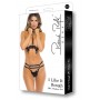 I LIKE IT ROUGH 2PC CHOKER SET BLACK, S/M