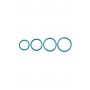 SPORTSHEETS TURQUOISE O RING 4 PACK