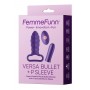 FEMMEFUNN VERSA BULLET WITH P SLEEVE DARK PURPLE