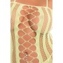 FAKE NEWS BODYSTOCKING YELLOW, PLUS SIZE