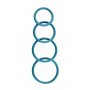 SPORTSHEETS TURQUOISE O RING 4 PACK