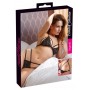 Atvērts mežģīņu apakšveļas komplekts l melns cottelli collection lingerie