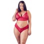 Bra and crotchless string 4xl
