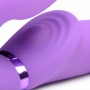 G-Pulse Vibrating Strapless Strap-On - Purple