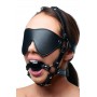 Blindfold Harness and Ball Gag