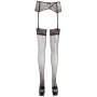 Melnas zeķes ar mežģīņu augšdaļu cottelli collection 5