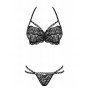 Joylace Lace Bra Set - Black
