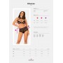 Elizenes 2 Piece Lace Bra Set With Halterneck - Black