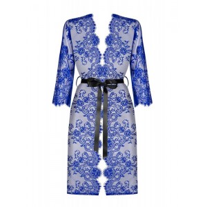 Cobaltess Lace Kimono - Blue