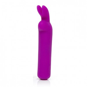 happy rabbit - rechargeable vibrating bullet purple