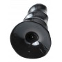 Black Anal Dildo With Ridges