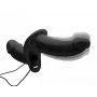 Power Pegger Double Strap-On Vibrator - Black