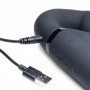 Swirl Vibrating Strapless Strap-On - Black