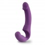 Strapless Strap-On Vibrator - Purple