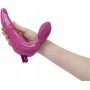 Infinity Vibrating Strapless Strap-On - Pink