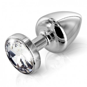 Diogol - anni butt plug round stainless steel 35 m