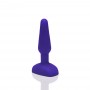 B-vibe - trio remote control butt plug purple