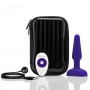 B-vibe - trio remote control butt plug purple