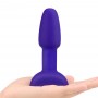 B-vibe - rimming petite remote control plug purple
