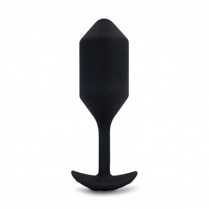 B-vibe - vibrating snug plug xl black