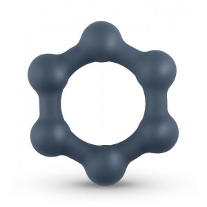 Boners Hexagon Cockring With Steel Balls