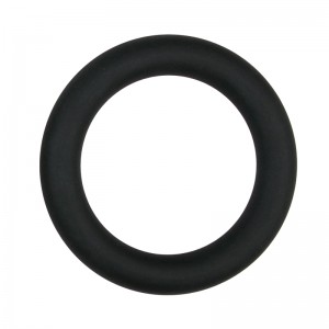 Silicone Cock Ring Black large