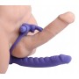 Double Delight Dual Penetration Vibrating Rabbit Cock Ring