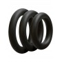 3 C-Ring Set - Thick - Black
