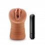 M for Men - Julieta Masturbator With Bullet Vibrator - Vagina