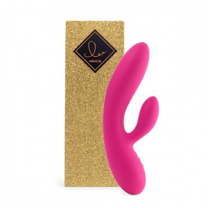Lea zaķa vibrators no feelztoys rubīna sarkans