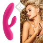 Lea zaķa vibrators no feelztoys rubīna sarkans