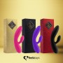 Lea zaķa vibrators no feelztoys rubīna sarkans