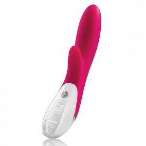 Vibrators denijs divido no mystim rozā