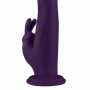 feelztoys - whirl-pulse rotating rabbit vibrator & remote control purple