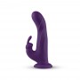 feelztoys - whirl-pulse rotating rabbit vibrator & remote control purple