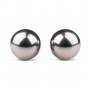 Silver ben wa balls - 19mm