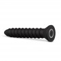 Screwed Plug Anal Vibrator - Large