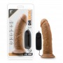Dr. Skin - Dr. Joe Vibrator With Suction Cup 8'' - Mocha