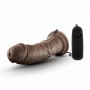 Dr. Skin - Dr. Joe Vibrator With Suction Cup 8'' - Chocolate