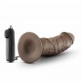 Dr. Skin - Dr. Joe Vibrator With Suction Cup 8'' - Chocolate