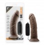 Dr. Skin - Dr. Joe Vibrator With Suction Cup 8'' - Chocolate