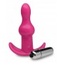 Bumpy Vibrating Anal Plug - Pink
