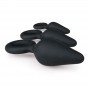 Black Buttplugs With Pull Ring - Set